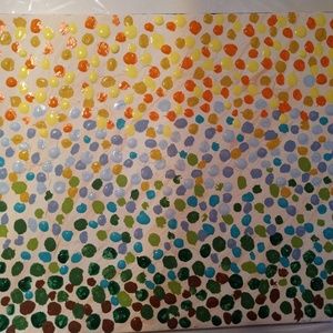 Hand-painted accent decor!